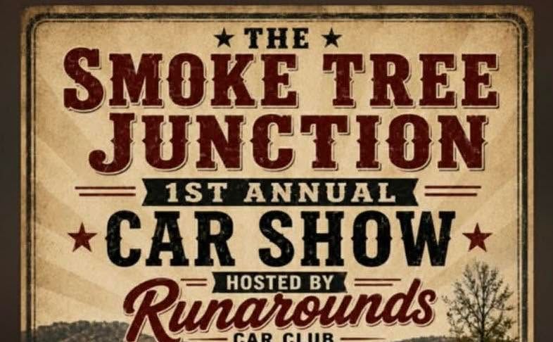 Smoke Tree Junction Car Show partial flyer July 2026